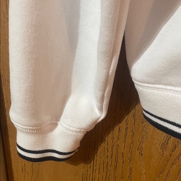 Royal Caribbean International White Half-Zip Pullover with Navy Accents - Picture 6 of 7